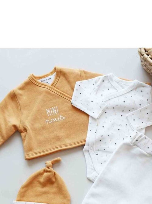 Baby geboorteset 4 stuks - Kiabi Baby geboorteset 4 stuks - Kiabi