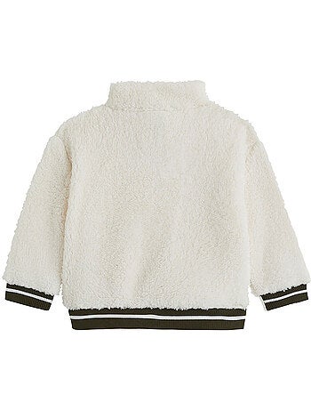Baby ginkgo sherpa sweatshirt en broek set
