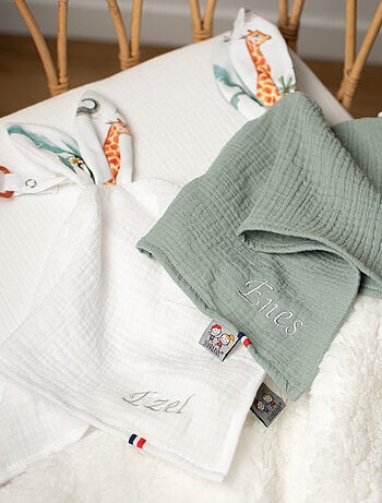 Baby konijn doudou met speenkoord