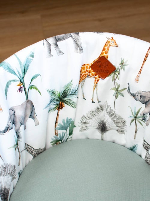 Baby-kooimonster met matras, bedekking en fitted sheet, safari - Kiabi Baby-kooimonster met matras, bedekking en fitted sheet, safari - Kiabi