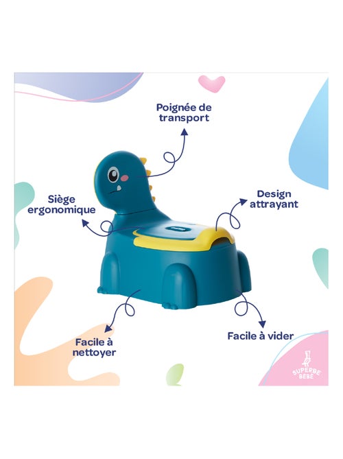 Baby oefenpotje - DINO | SUPERBE BEBE - Kiabi Baby oefenpotje - DINO | SUPERBE BEBE - Kiabi