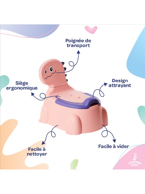 Baby oefenpotje - DINO | SUPERBE BEBE - Kiabi