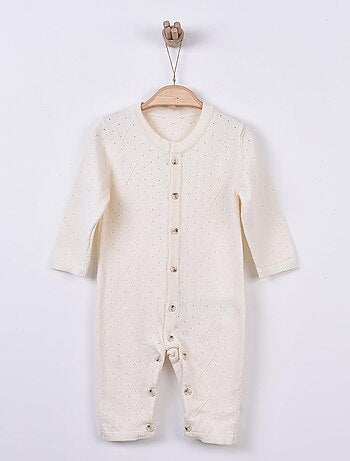 Baby onesie in biologisch katoen, comfort en stijl