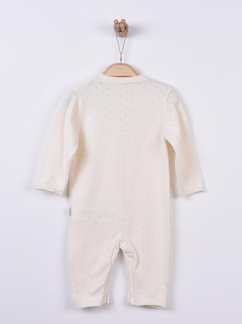 Baby onesie in biologisch katoen, comfort en stijl Beige - Kiabi