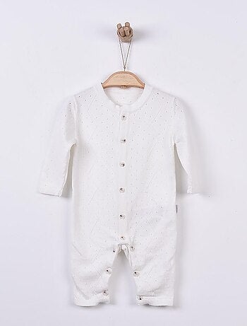 Baby onesie in biologisch katoen, comfort en stijl