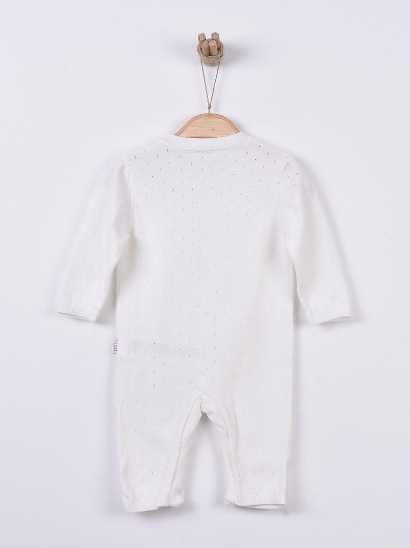 Baby onesie in biologisch katoen, comfort en stijl Ecru - Kiabi