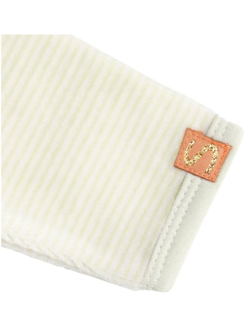 Baby-pyjama met lange mouwen van fluweel Groen - Kiabi