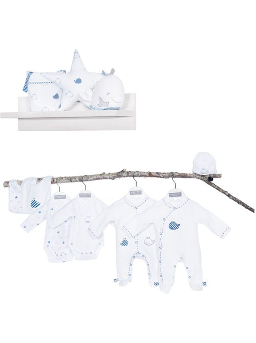 Baby-pyjama met lange mouwen van fluweel - Kiabi