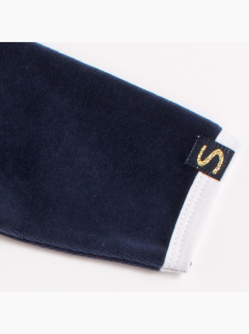 Baby-pyjama met zakken Blauw - Kiabi