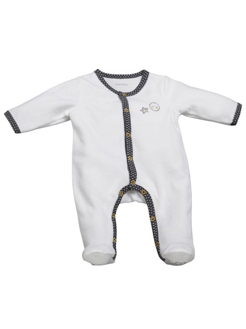 Baby-pyjama van fluweel - Kiabi