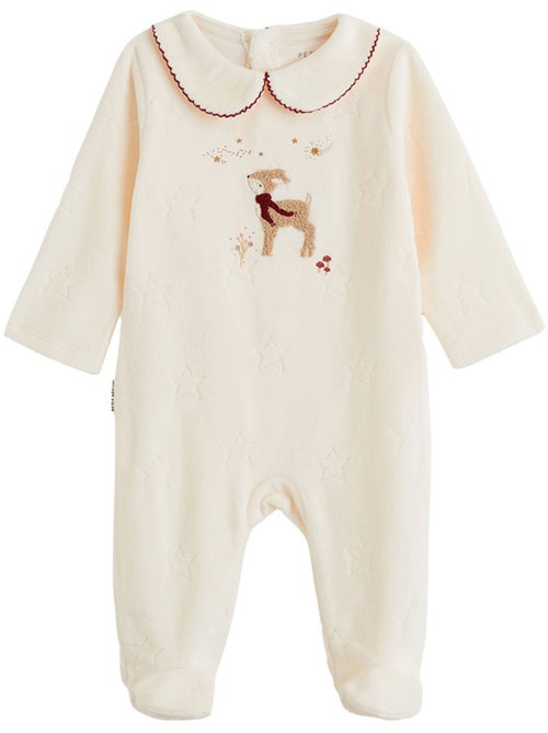 Baby pyjama van velours grace - Kiabi