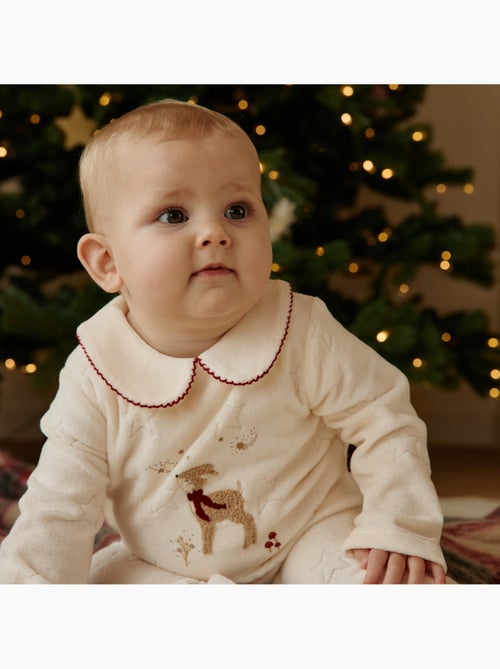 Baby pyjama van velours grace - Kiabi