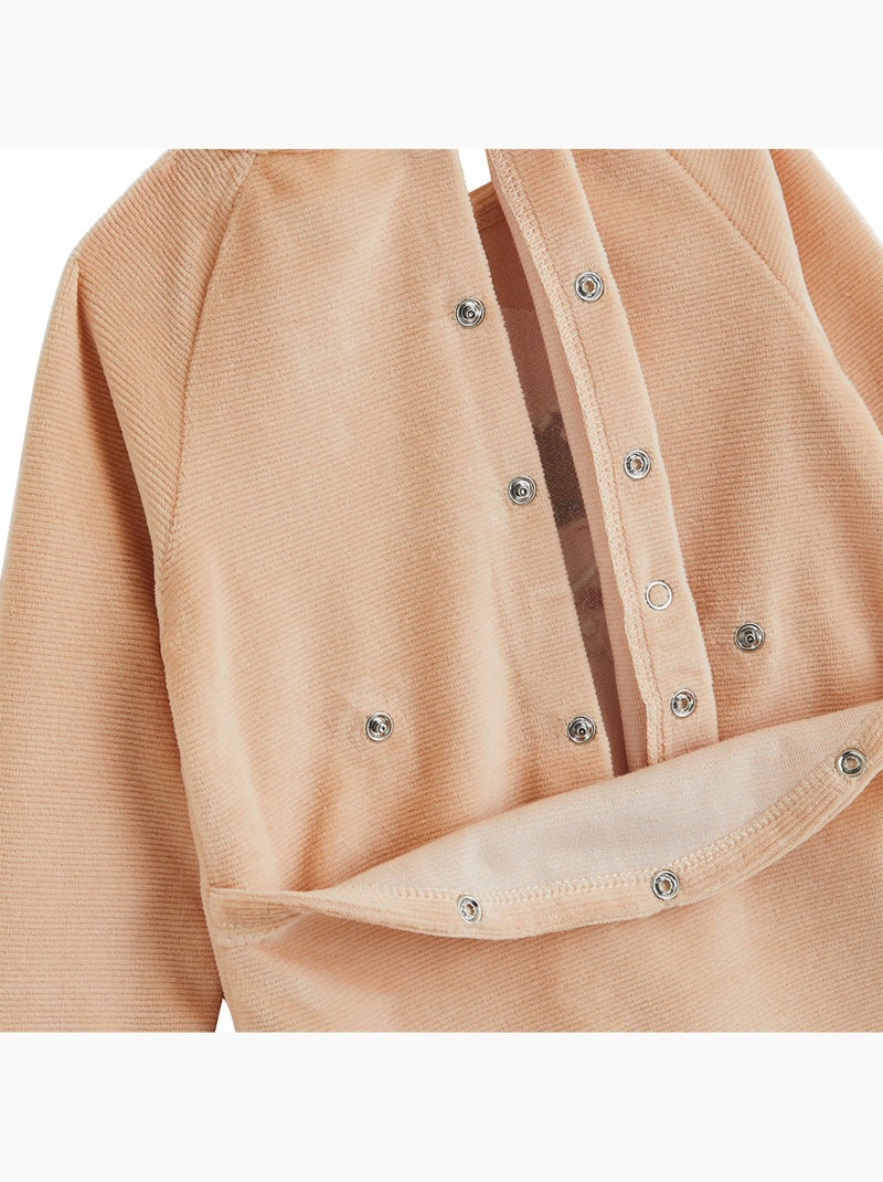 Baby pyjama van velours kleine dromer Roze - Kiabi
