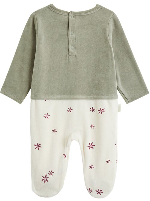Baby pyjama van velours misti - Kiabi