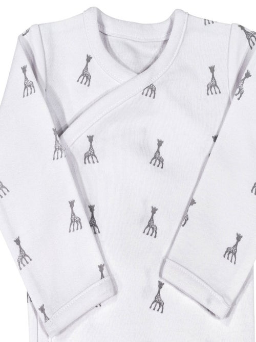 Baby romper overslag opening sophie de giraf® - Kiabi