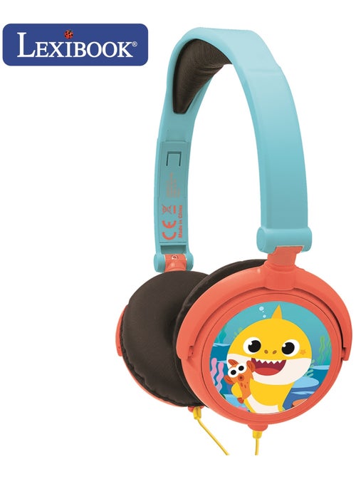 Baby shark stereo bedrade opvouwbare koptelefoon met veilige volumebeperking - Kiabi Baby shark stereo bedrade opvouwbare koptelefoon met veilige volumebeperking - Kiabi
