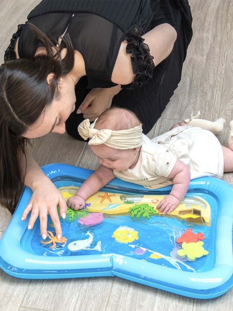 Baby speel- en watermat – zeevriendjes | bo jungle Blauw - Kiabi