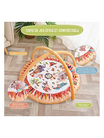 Baby speelmat met speelbogen LITTLE JUNGLE | SUPERBE BEBE
