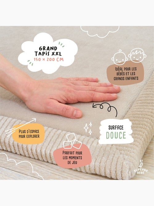Baby speelmat van schuim - 200x150x2,5 - Cocoon Plus | SUPERBE BEBE - Kiabi Baby speelmat van schuim - 200x150x2,5 - Cocoon Plus | SUPERBE BEBE - Kiabi