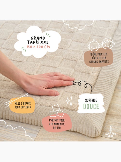 Baby speelmat van schuim - 200x150x2,5 - Cocoon Plus | SUPERBE BEBE - Kiabi Baby speelmat van schuim - 200x150x2,5 - Cocoon Plus | SUPERBE BEBE - Kiabi