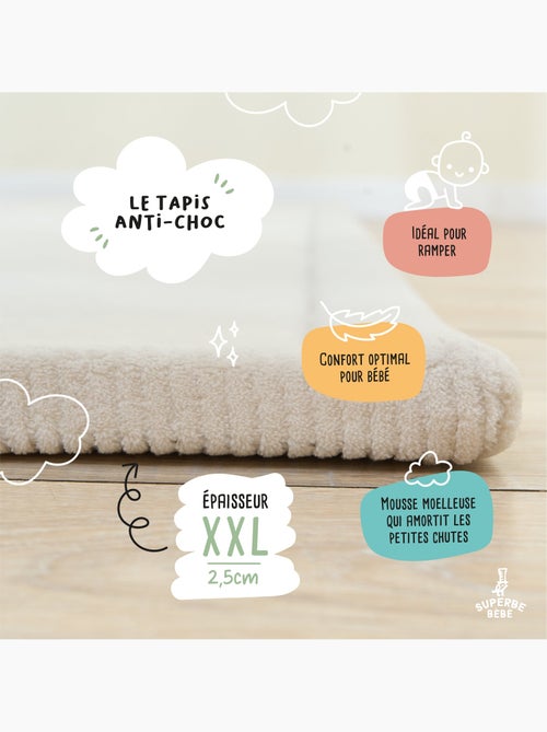 Baby speelmat van schuim - 200x150x2,5 - Cocoon Plus | SUPERBE BEBE - Kiabi Baby speelmat van schuim - 200x150x2,5 - Cocoon Plus | SUPERBE BEBE - Kiabi