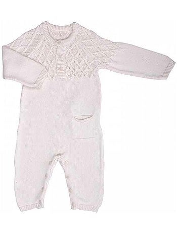 Baby tricot romper van biologisch katoen loan | kitikate