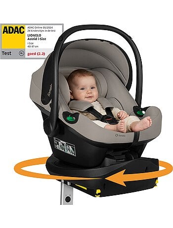 Babyautostoel met 180° isofix - basis - astrid i-size - adac bekroond - autostoel 40-87 cm