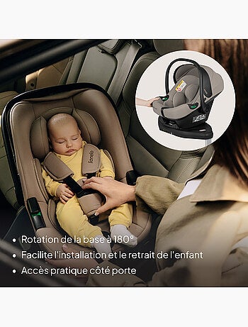 Babyautostoel met 180° isofix - basis - astrid i-size - adac bekroond - autostoel 40-87 cm