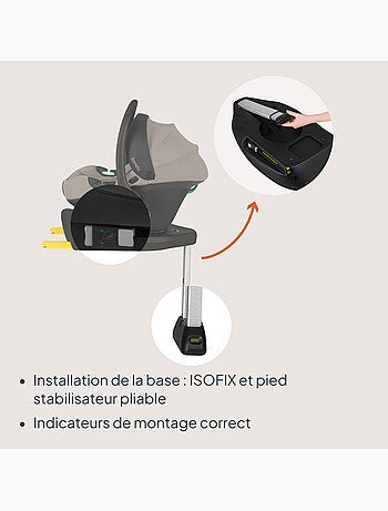 Babyautostoel met 180° isofix - basis - astrid i-size - adac bekroond - autostoel 40-87 cm