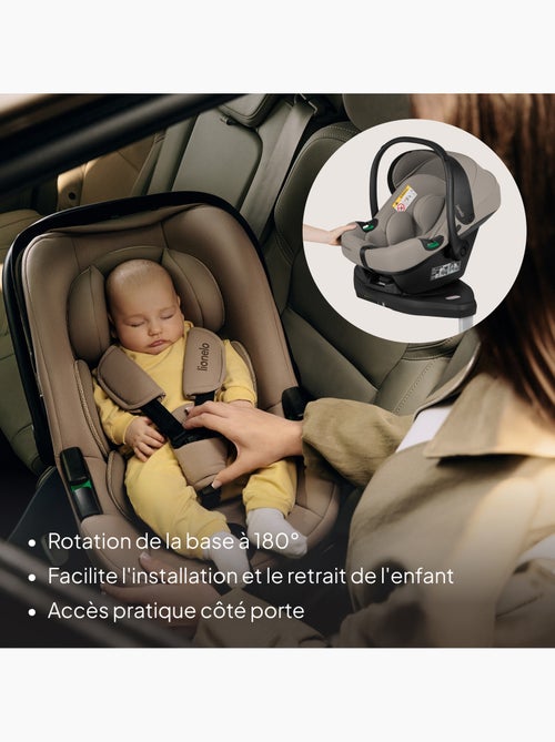 Babyautostoel met 180° isofix - basis - astrid i-size - adac bekroond - autostoel 40-87 cm - Kiabi