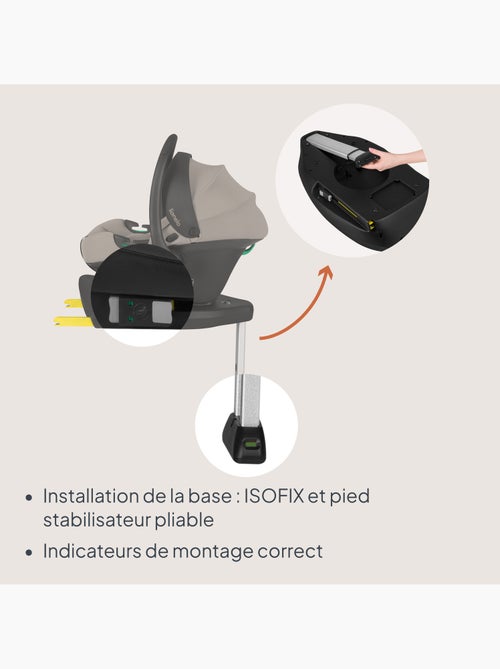 Babyautostoel met 180° isofix - basis - astrid i-size - adac bekroond - autostoel 40-87 cm - Kiabi