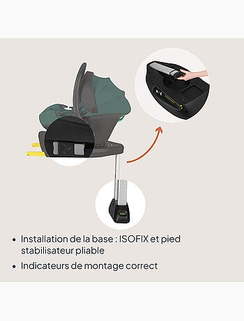 Babyautostoel met 180° isofix - basis - astrid i-size - adac bekroond - autostoel 40-87 cm