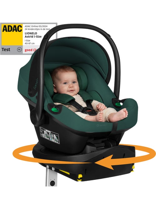 Babyautostoel met 180° isofix - basis - astrid i-size - adac bekroond - autostoel 40-87 cm - Kiabi