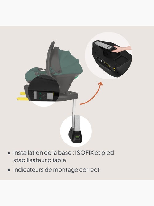 Babyautostoel met 180° isofix - basis - astrid i-size - adac bekroond - autostoel 40-87 cm - Kiabi