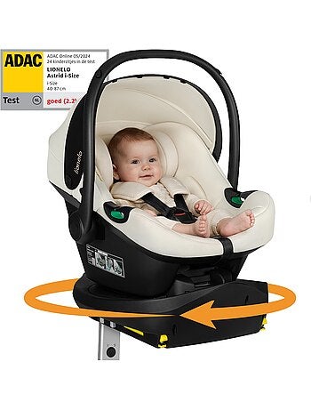 Babyautostoel met 180° isofix - basis - astrid i-size - adac bekroond - autostoel 40-87 cm