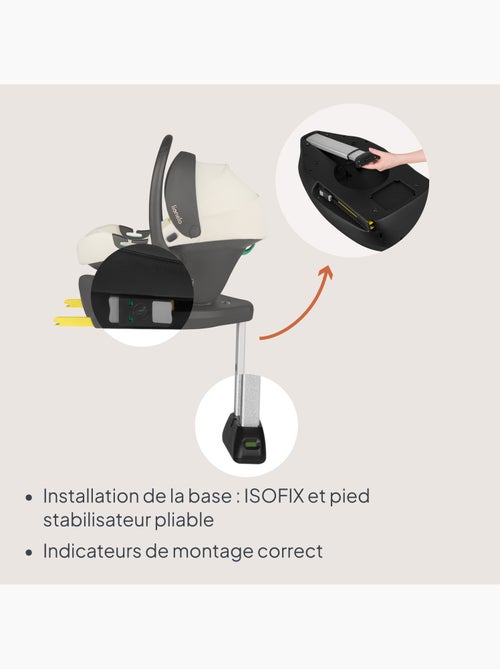 Babyautostoel met 180° isofix - basis - astrid i-size - adac bekroond - autostoel 40-87 cm - Kiabi