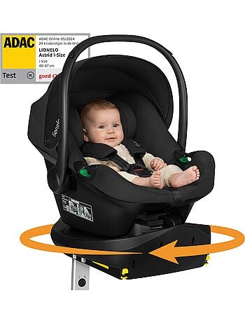 Babyautostoel met 180° isofix - basis - astrid i-size - adac bekroond - autostoel 40-87 cm