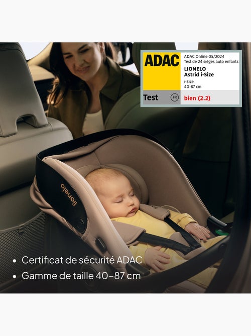 Babyautostoel met 180° isofix - basis - astrid i-size - adac bekroond - autostoel 40-87 cm - Kiabi