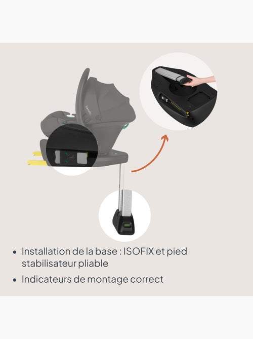 Babyautostoel met 180° isofix - basis - astrid i-size - adac bekroond - autostoel 40-87 cm - Kiabi