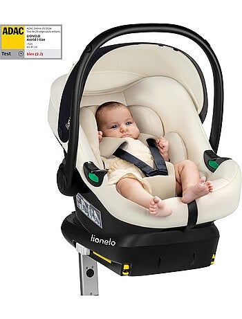 Babyautostoel met ISOFIX-basis LIONELO Astrid i-Size – ADAC-onderscheiding – Lichtgewicht – 40-87 cm