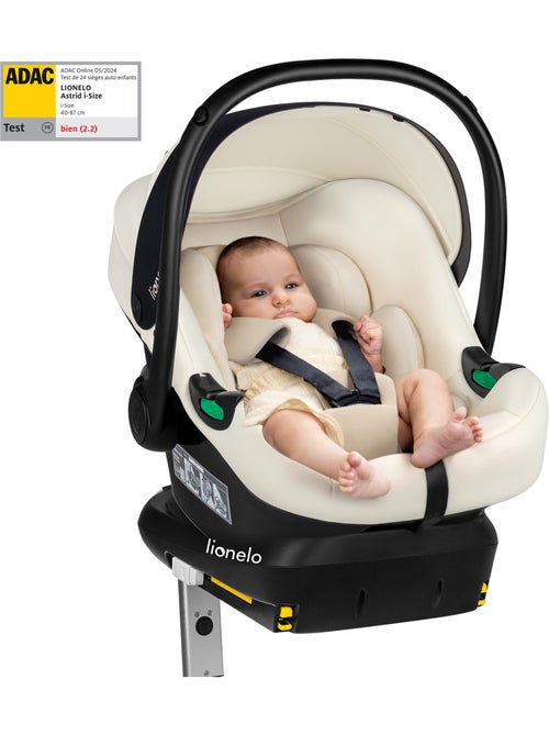 Babyautostoel met ISOFIX-basis LIONELO Astrid i-Size – ADAC-onderscheiding – Lichtgewicht – 40-87 cm - Kiabi Babyautostoel met ISOFIX-basis LIONELO Astrid i-Size – ADAC-onderscheiding – Lichtgewicht – 40-87 cm - Kiabi