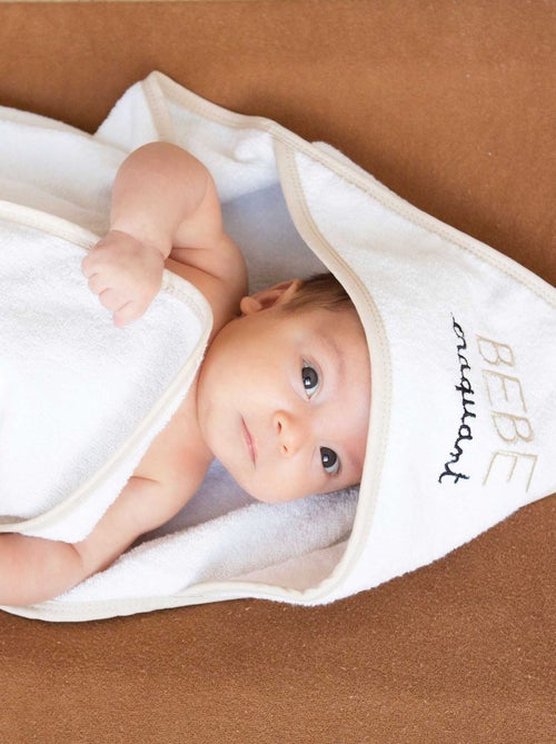 Babybadhanddoek met capuchon - Kiabi