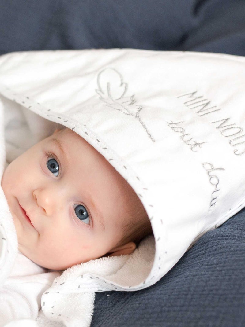 Babybadhanddoek Wit - Kiabi