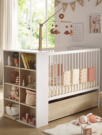 Babybed 120x60 om te bouwen tot bed 90x190