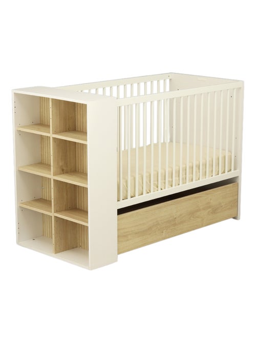 Babybed 120x60 om te bouwen tot bed 90x190 - Kiabi Babybed 120x60 om te bouwen tot bed 90x190 - Kiabi