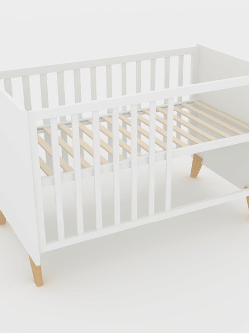 Babybed 2-in-1 bijzetbed en zelfstandig bed 60 x 120 'leon' roba - Kiabi