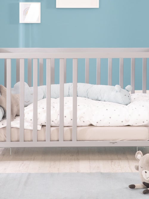 Babybed 2-in-1 bijzetbed ombouwbaar tot zelfstandig bed roba - Kiabi
