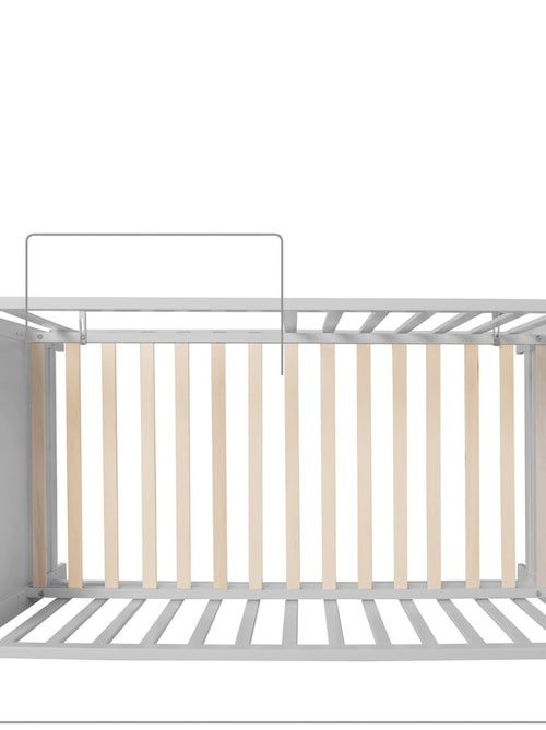 Babybed 2-in-1 bijzetbed ombouwbaar tot zelfstandig bed roba - Kiabi
