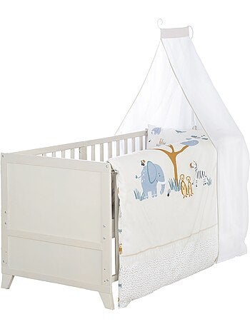 Babybed 70 x 140 met complete beddengoedset 'Savanna Friends' ROBA