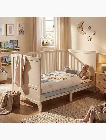 Babybed 70 x 140 met complete beddengoedset 'Savanna Friends' ROBA